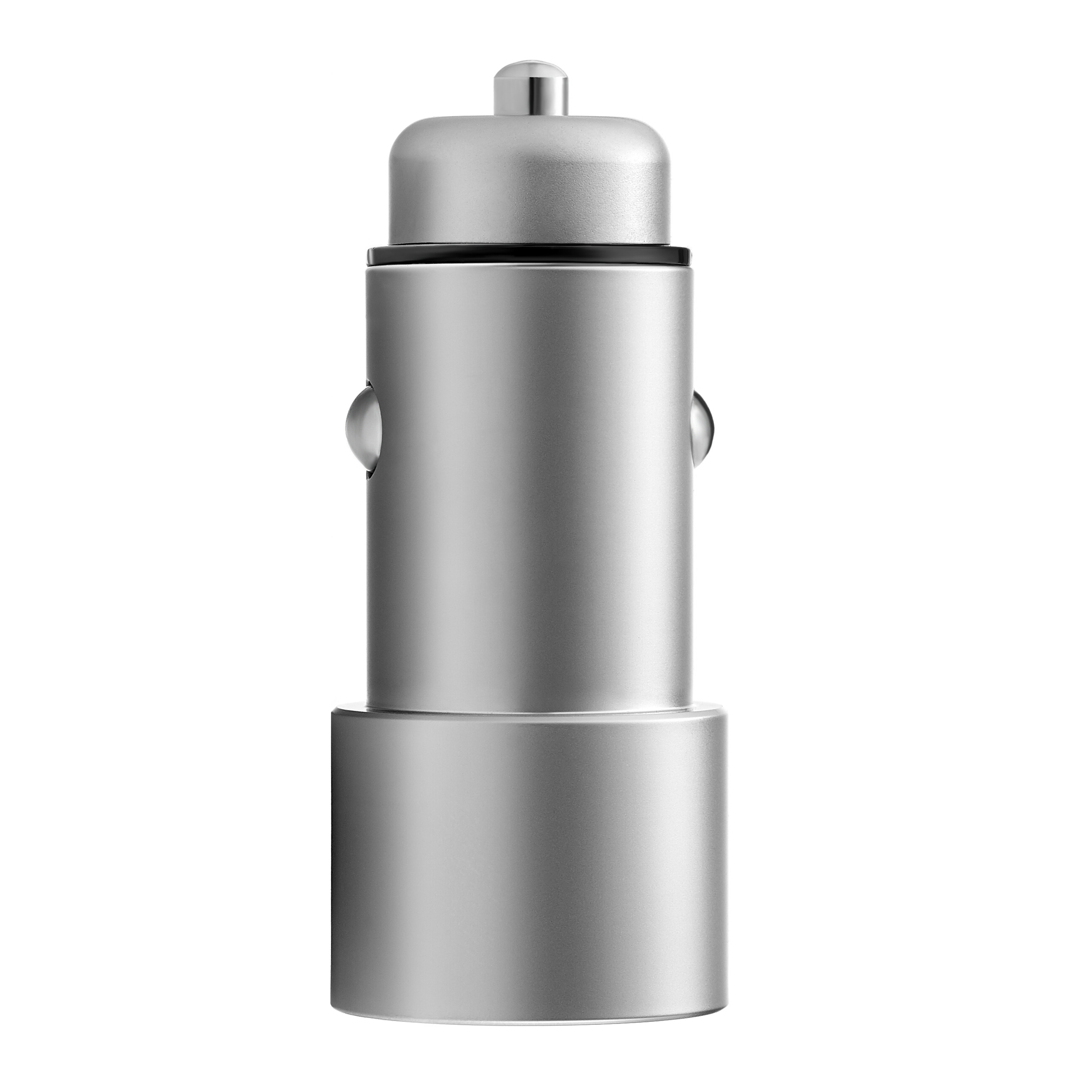 uBear Ride Car Charger, USB-C+USB-A, серый