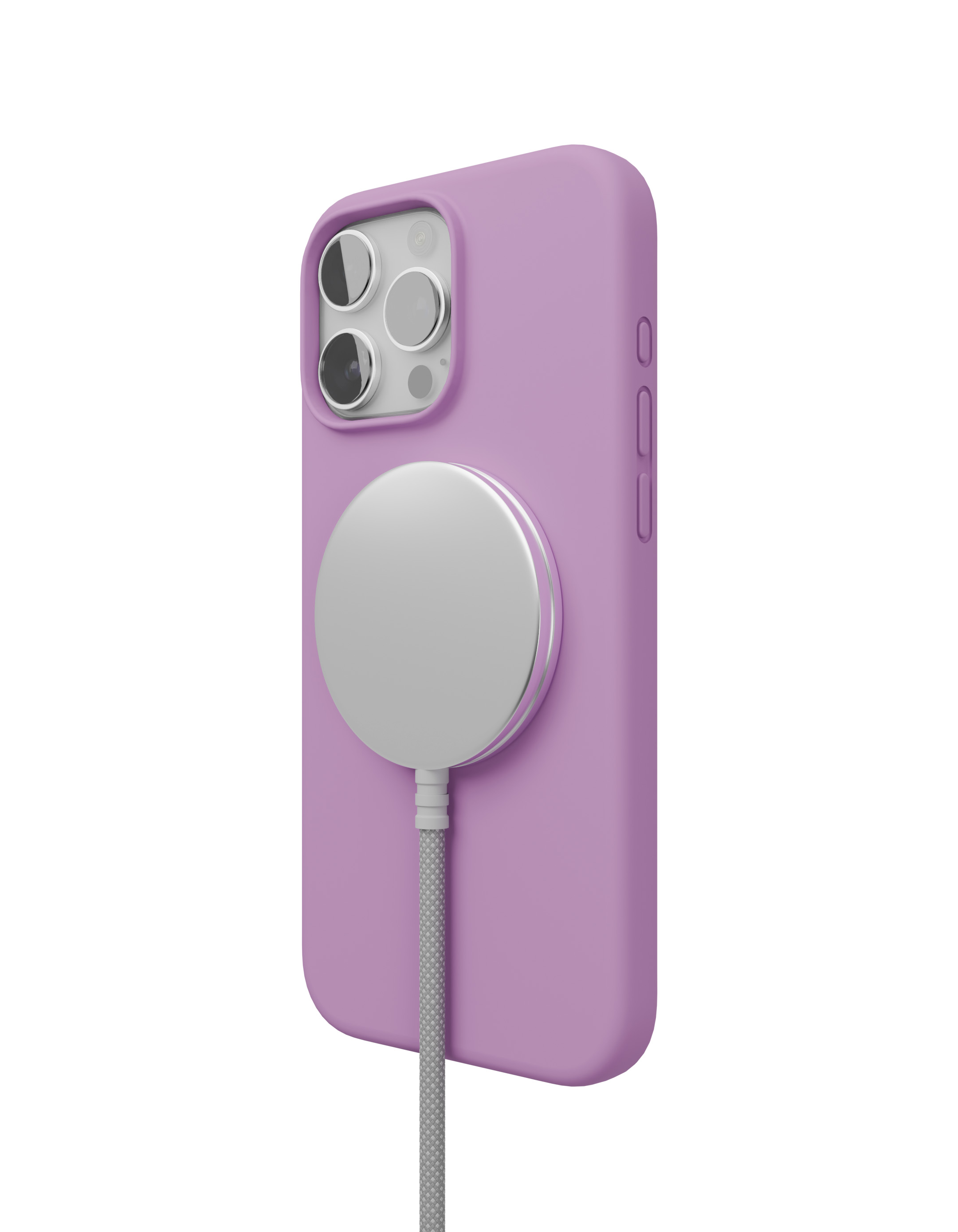 Чехол защитный VLP Aster Case с MagSafe для iPhone 16 Pro Max, розовый