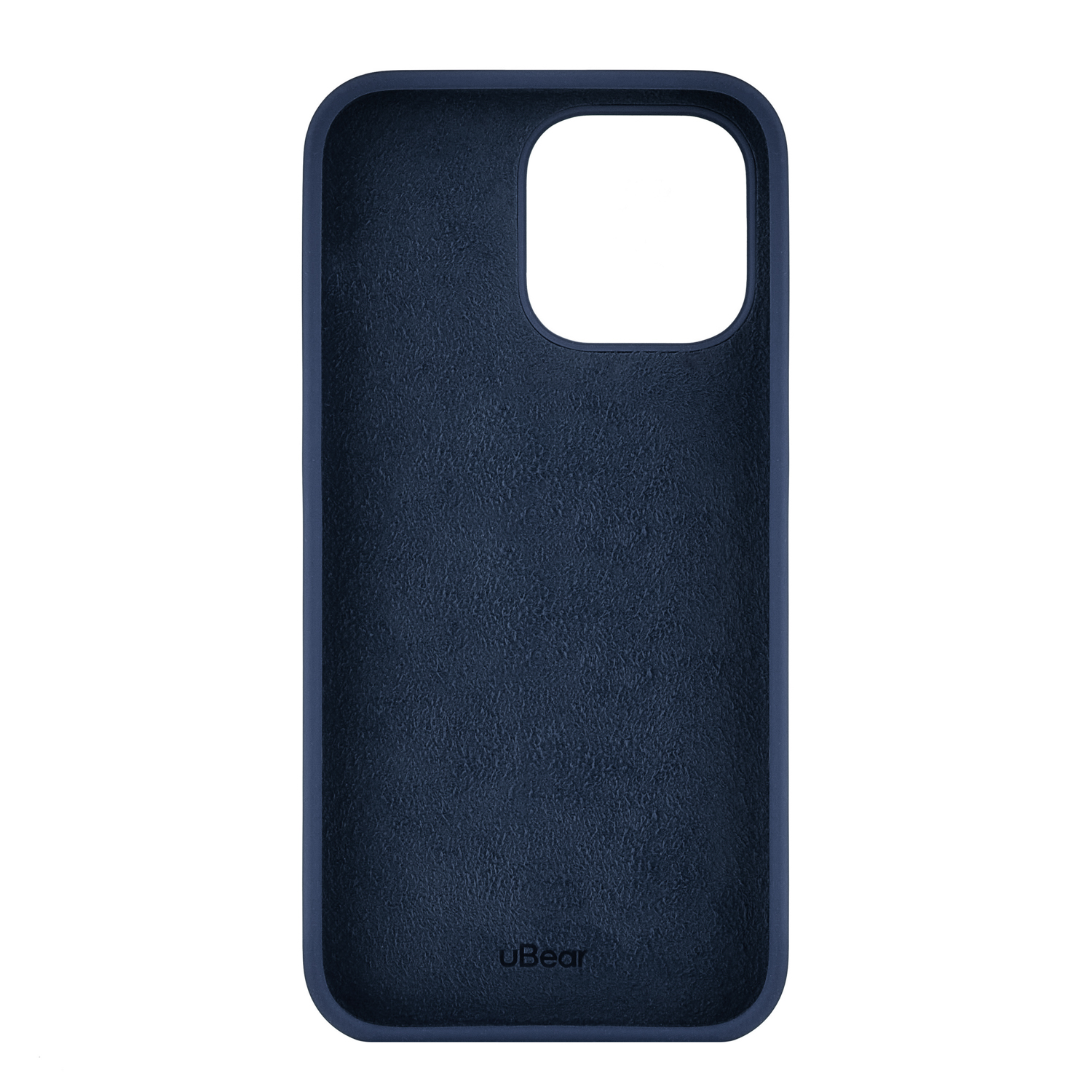 На фото изображено Чехол защитный uBear Touch Case для iPhone 14 Pro Max, тёмно-синий