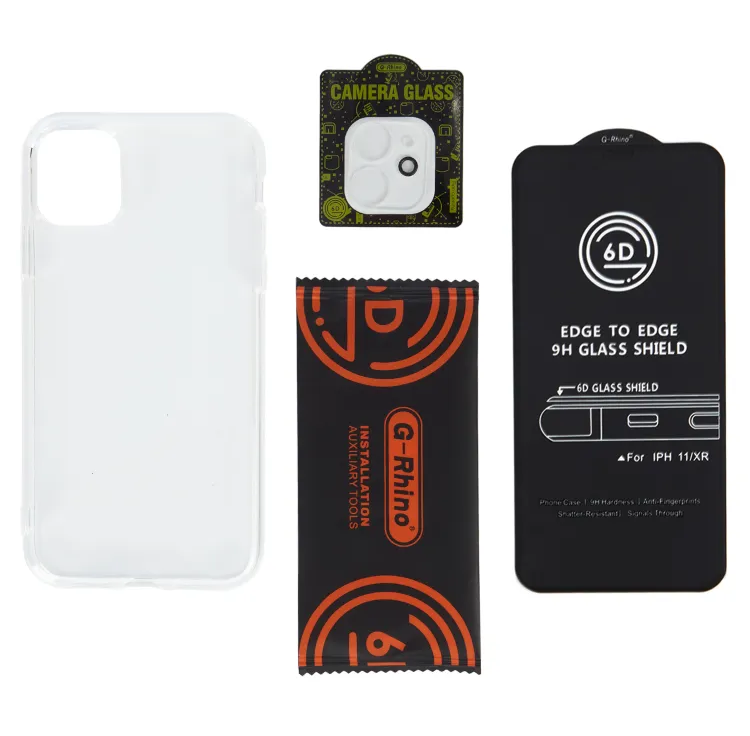 На фото изображено Комплект G-Rhino 3 в 1 для iPhone 11 Pro
