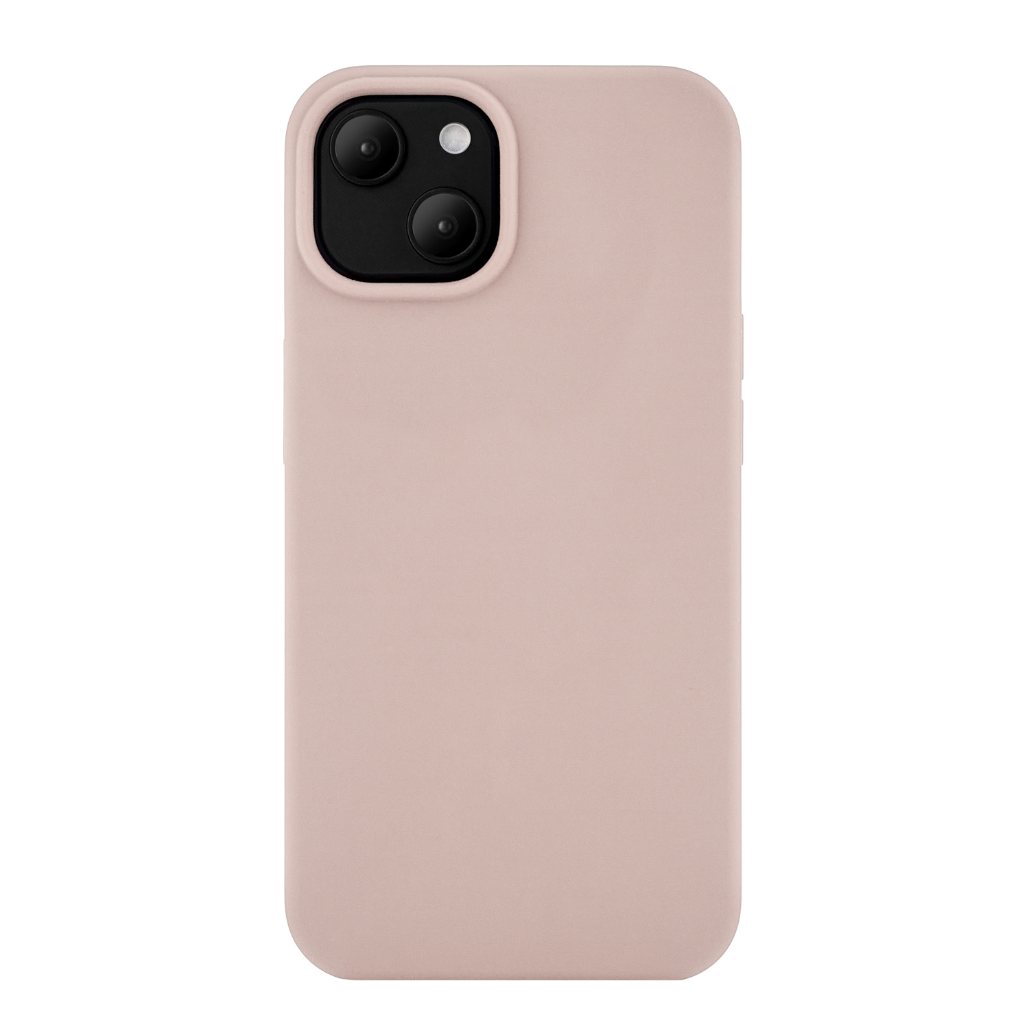 На фото изображено Чехол защитный uBear Touch Mag Case для iPhone 14, розовый