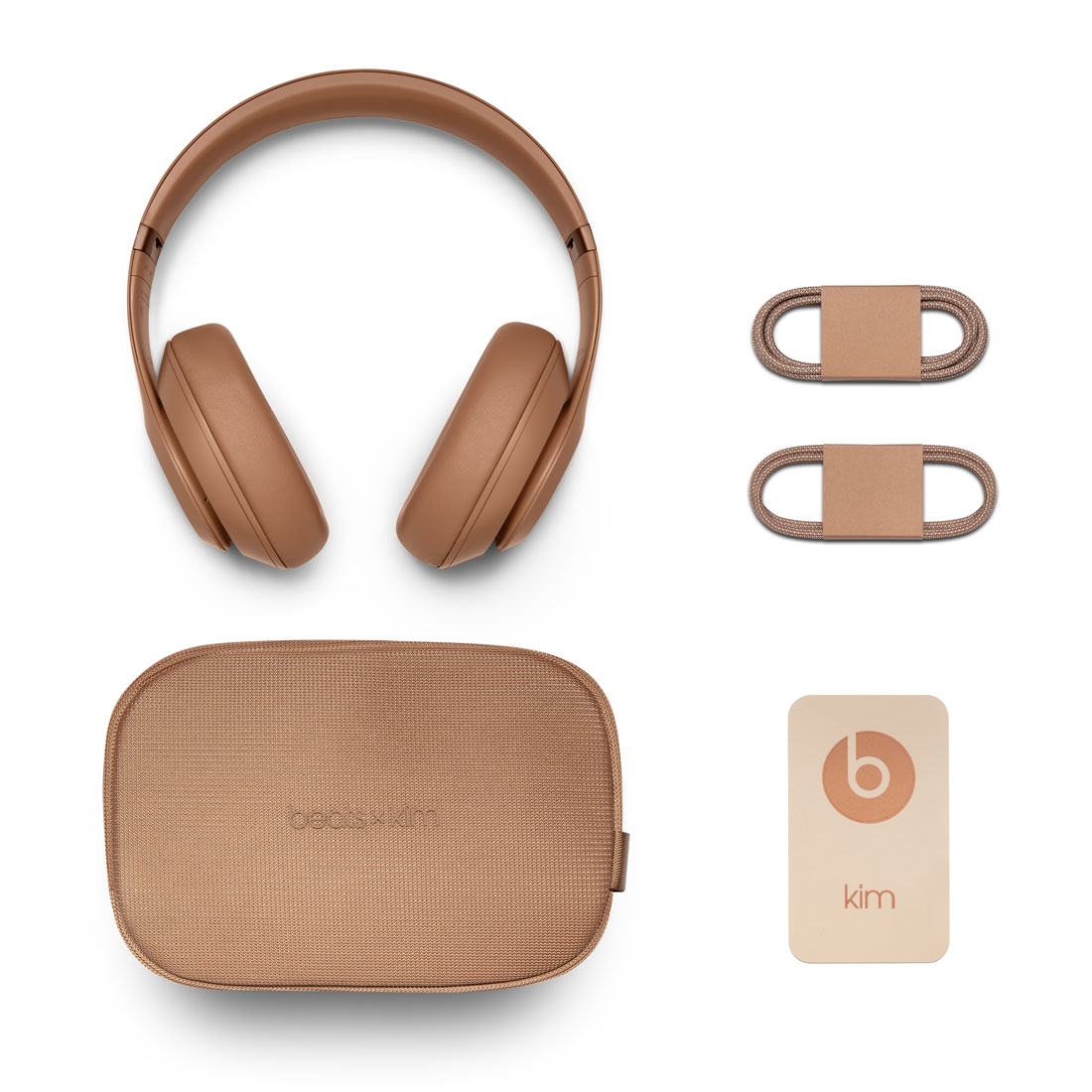 Беспроводные наушники Beats Studio Pro Kim Special Edition, песочный