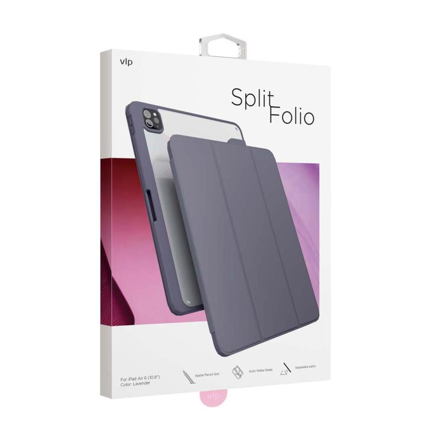 Защитный чехол VLP Split Folio для Apple iPad Air 11 (M2), лавандовый
