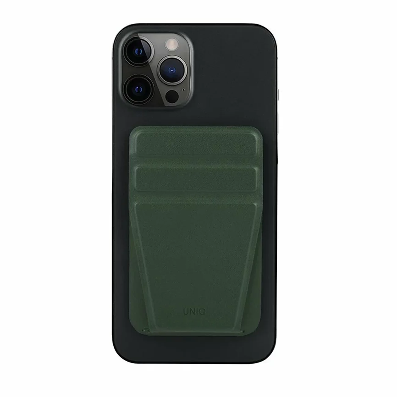 На фото изображено Картхолдер Uniq LYFT, Green