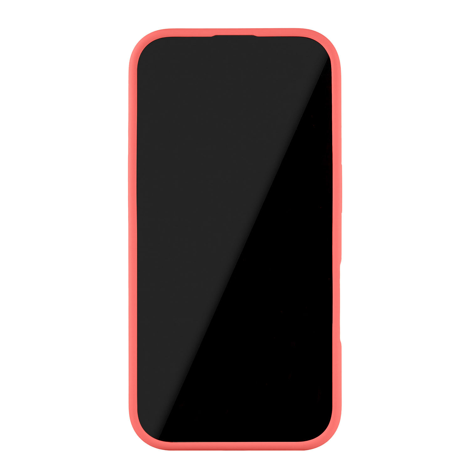 На фото изображено Чехол защитный uBear Touch Mag Case для iPhone 16, коралловый