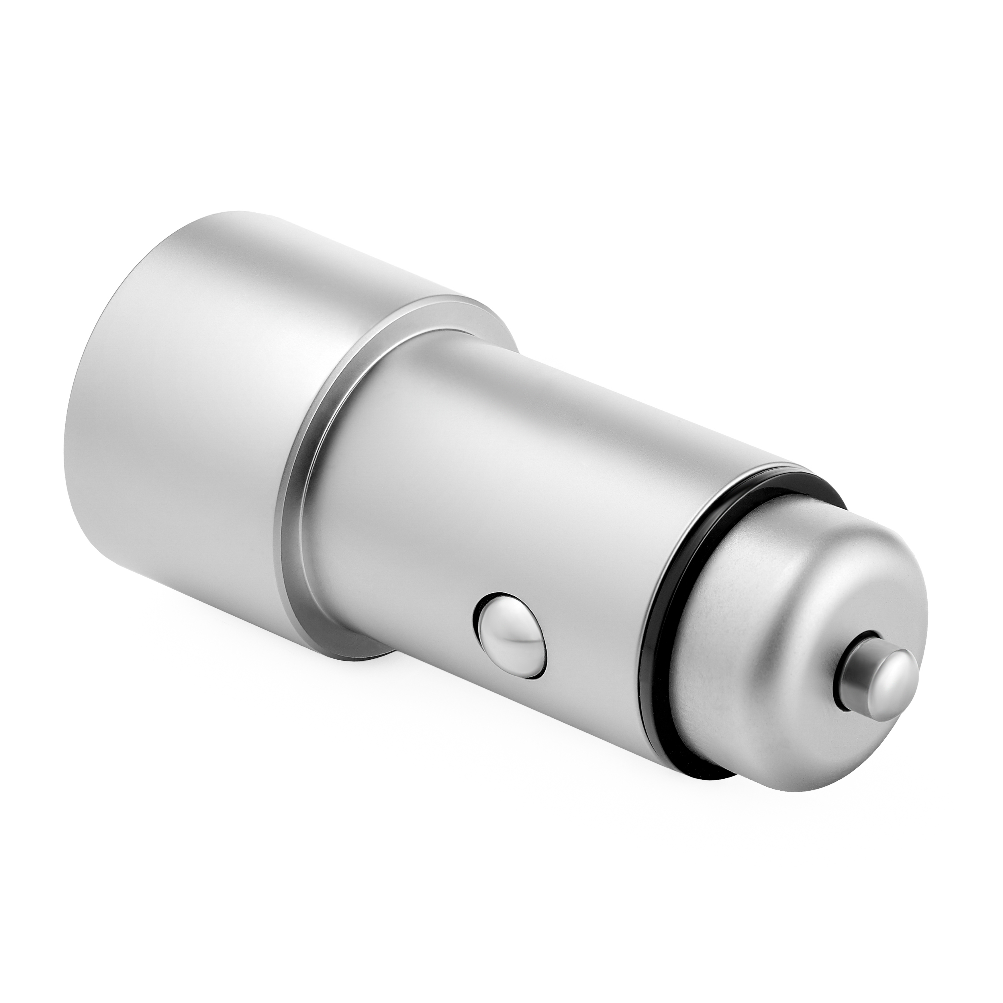 uBear Ride Car Charger, USB-C+USB-A, серый
