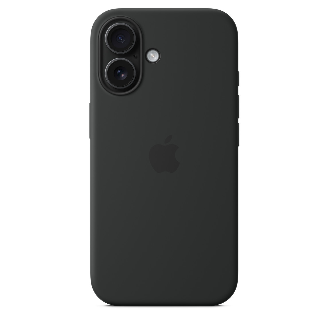 На фото изображено Чехол Apple для iPhone 16 Silicone with MagSafe, черный