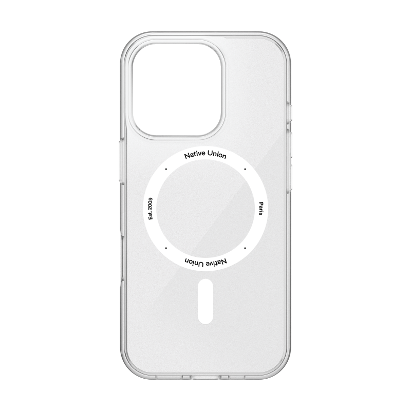 Чехол Native Union (RE)Classic Case MagSafe для iPhone 16 Pro, прозрачный Чехол Native Union (RE)Classic Case MagSafe для iPhone 16 Pro, прозрачный