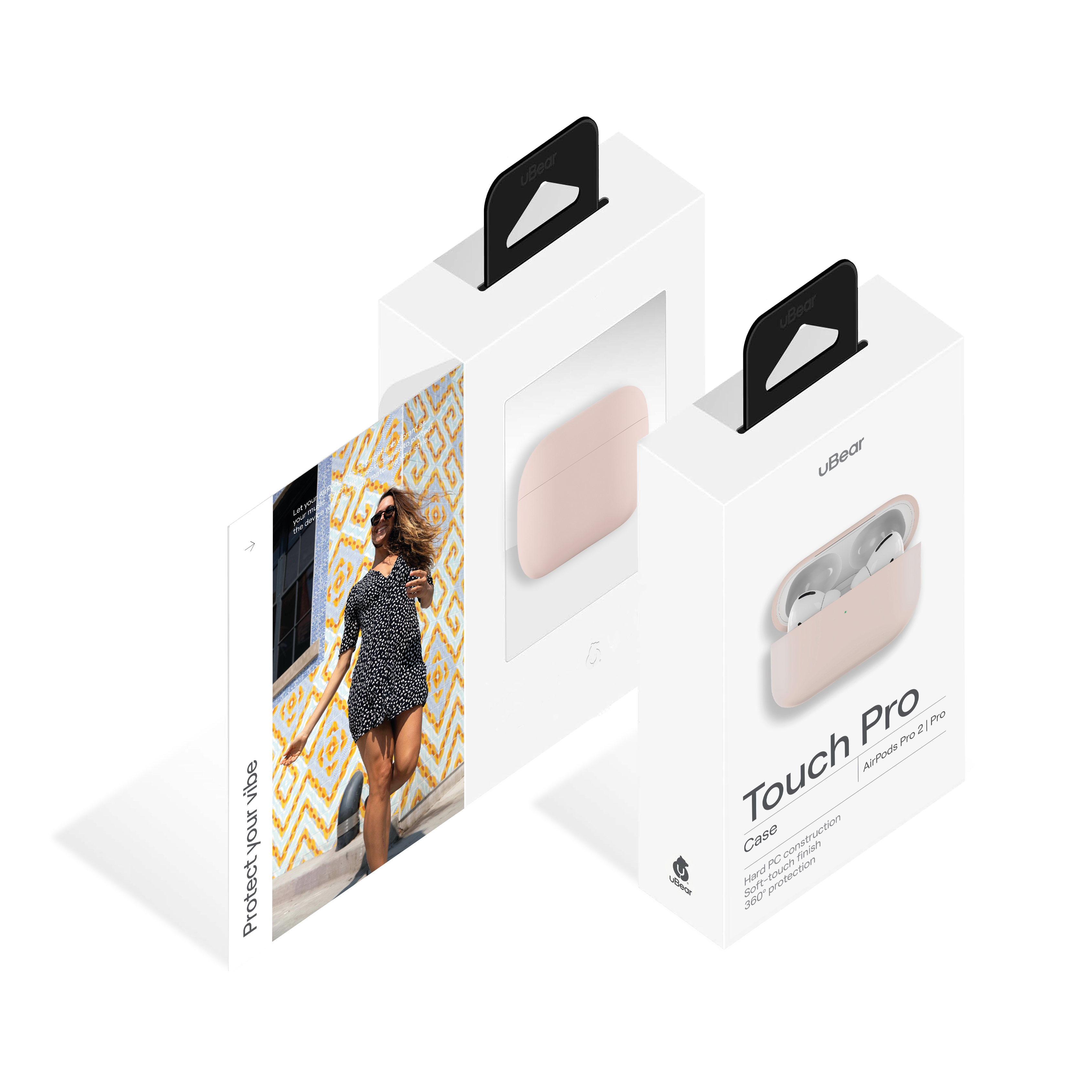 Защитный чехол AirPods Pro Touch Pro Silicone Case, розовый