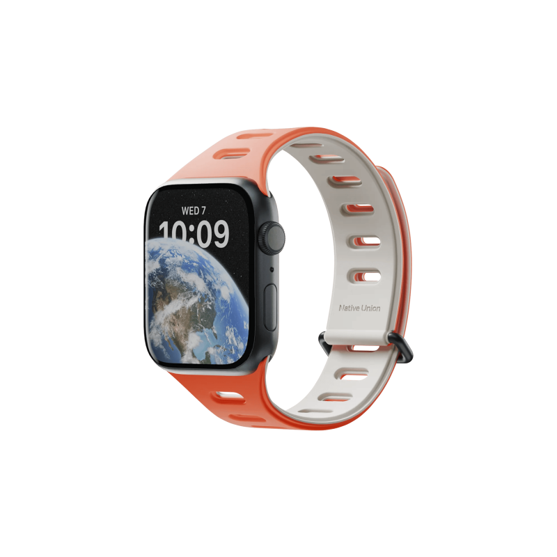 Ремешок Native Union для Apple Watch Magnetic 38/40/41мм, оранжевый/серый Ремешок Native Union для Apple Watch Magnetic 38/40/41мм, оранжевый/серый