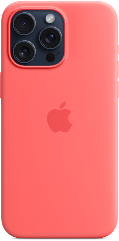 Чехол Apple MagSafe для iPhone 15 Pro Max, силикон, «Спелый нектарин»