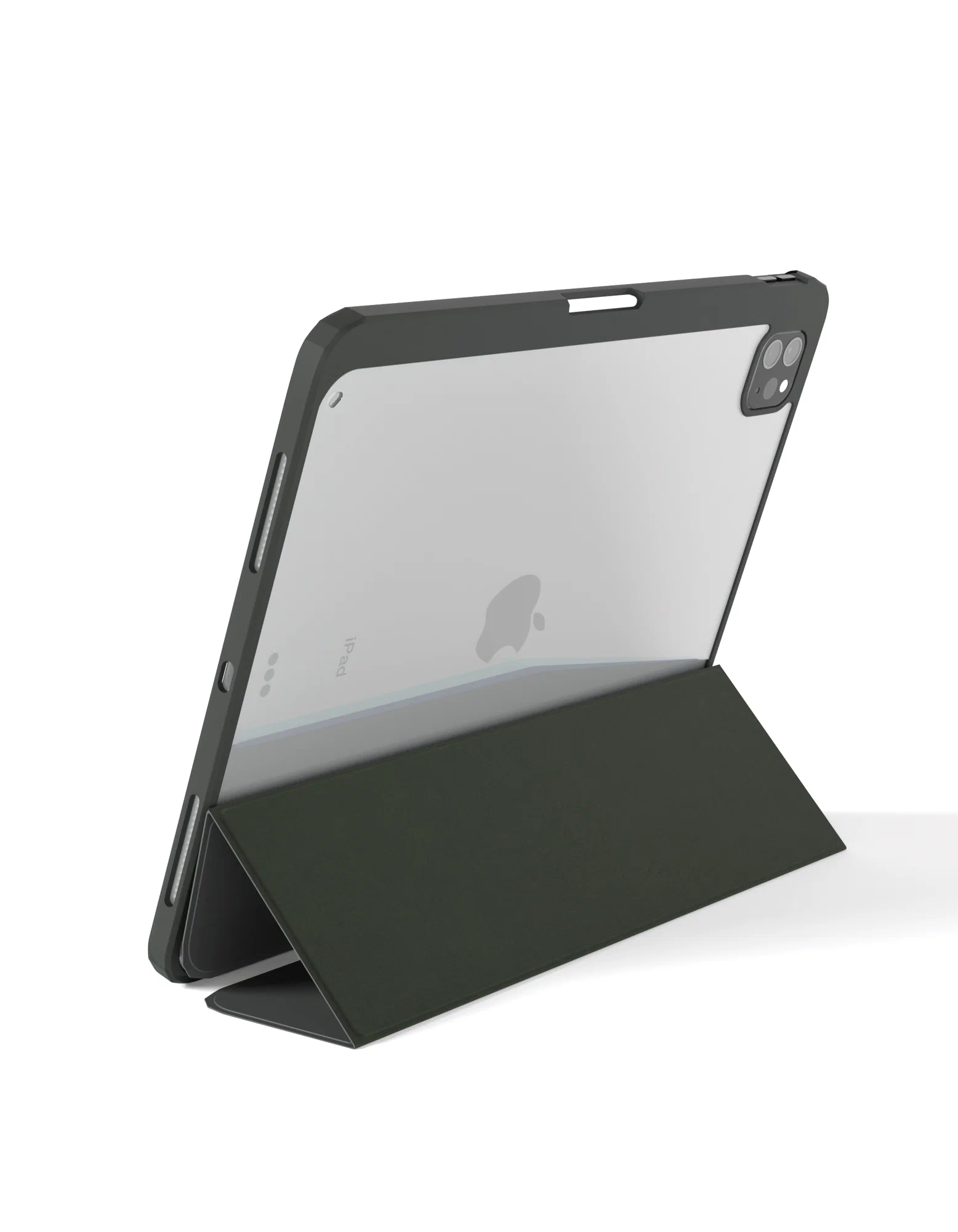 Защитный чехол VLP Split Folio для iPad Pro M4 11”, тёмно-зелёный