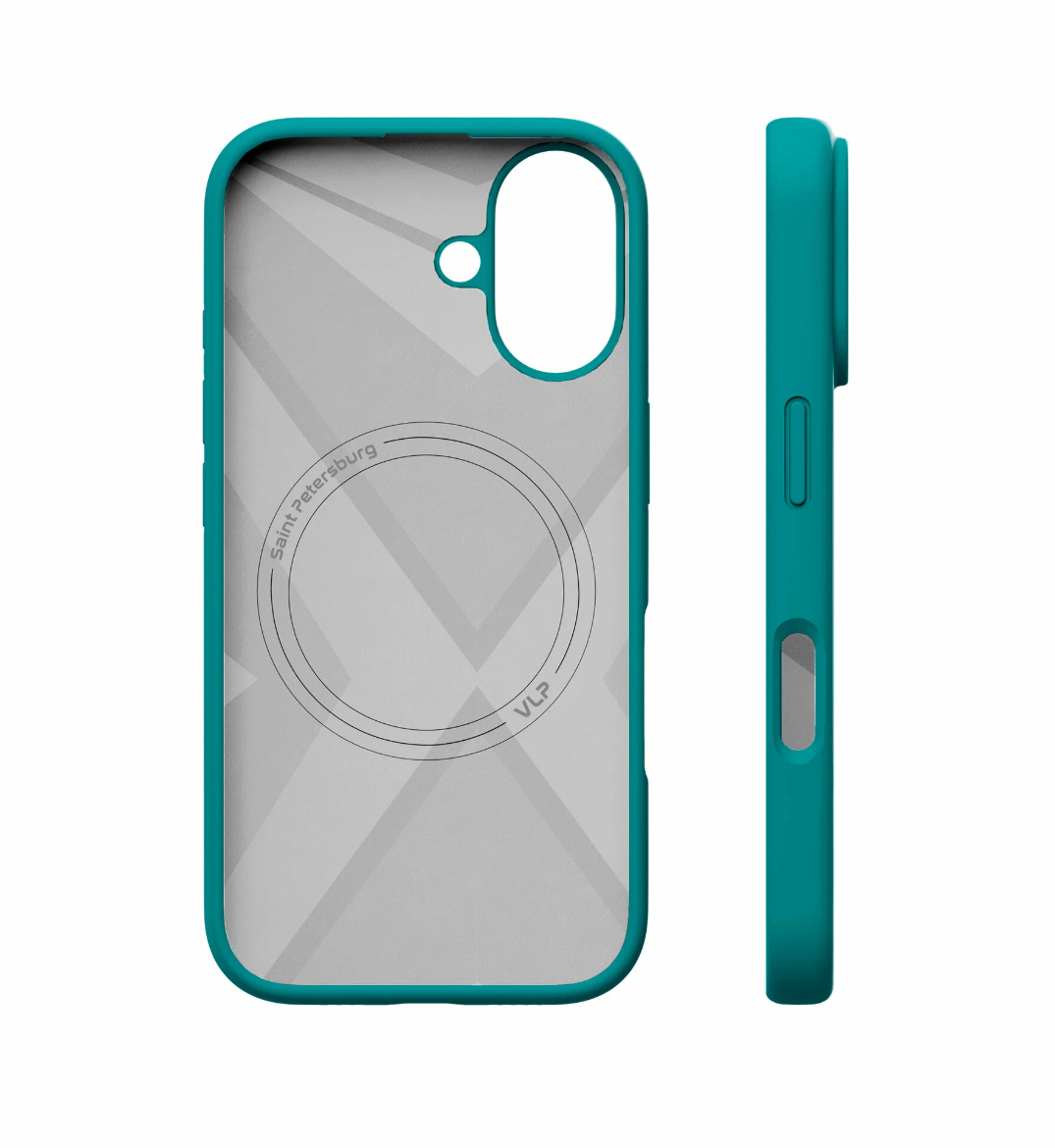 Чехол защитный VLP Aster Case с MagSafe для iPhone 16 Plus, зеленый