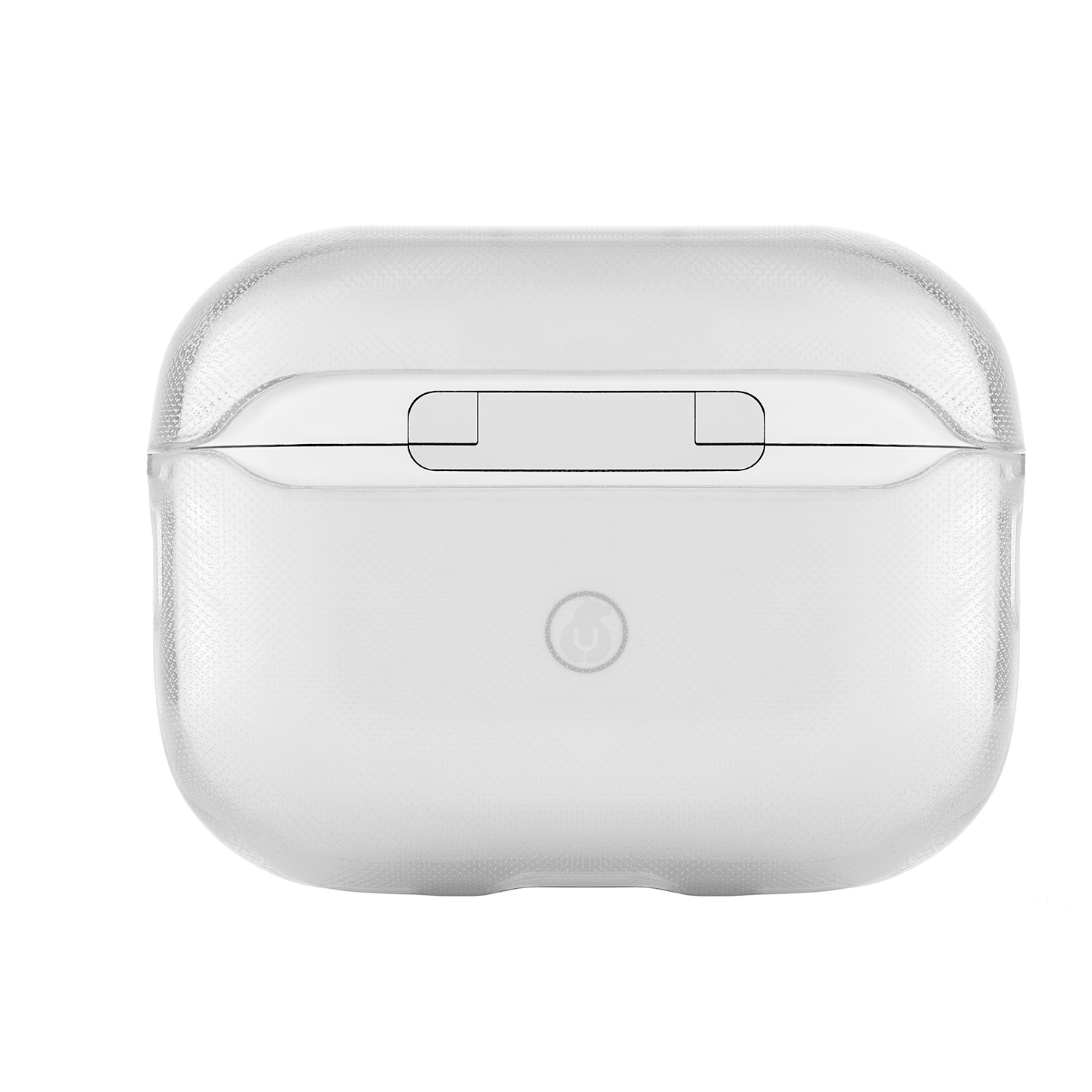На фото изображено Защитный чехол uBear Tone Case для AirPods Pro 2, прозрачный
