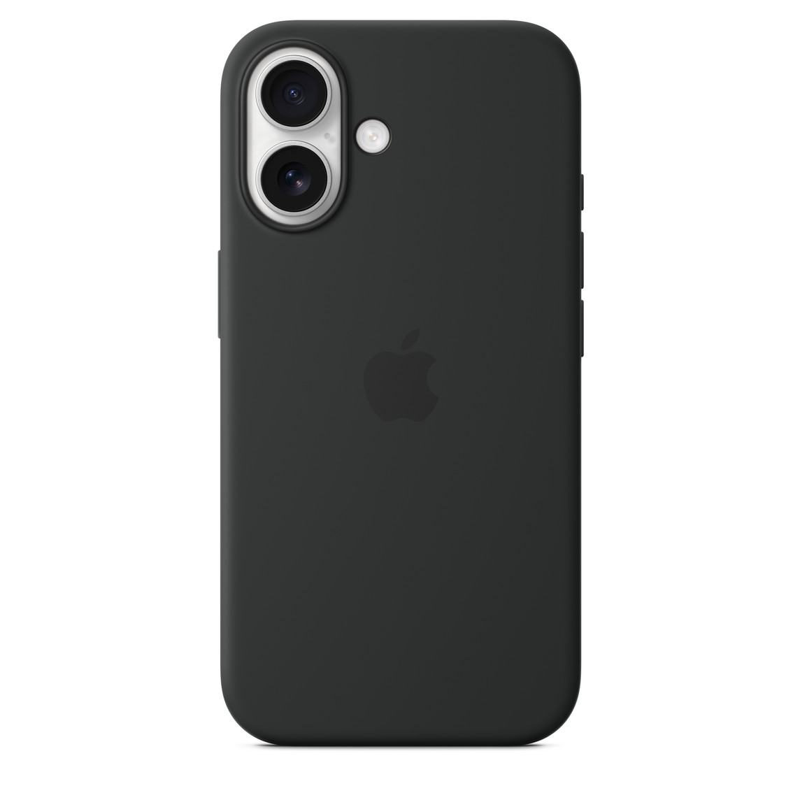 На фото изображено Чехол Apple для iPhone 16 Silicone with MagSafe, черный