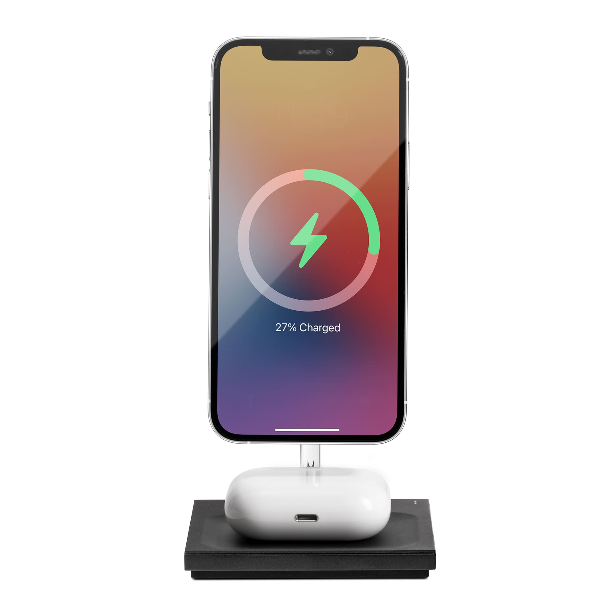 Беспроводное зарядное устройство Native Union Snap Magnetic 2 в 1, черный
