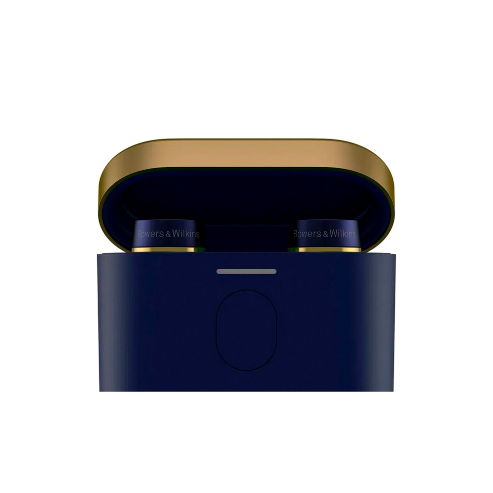 На фото изображено Беспроводные наушники Bowers & Wilkins Pi7 S2, синий