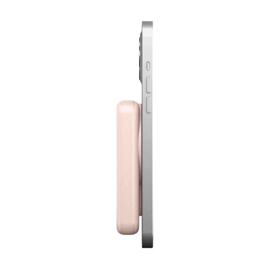 Внешний аккумулятор Energea MagPac Mini 10000 mAh с подставкой, розовый