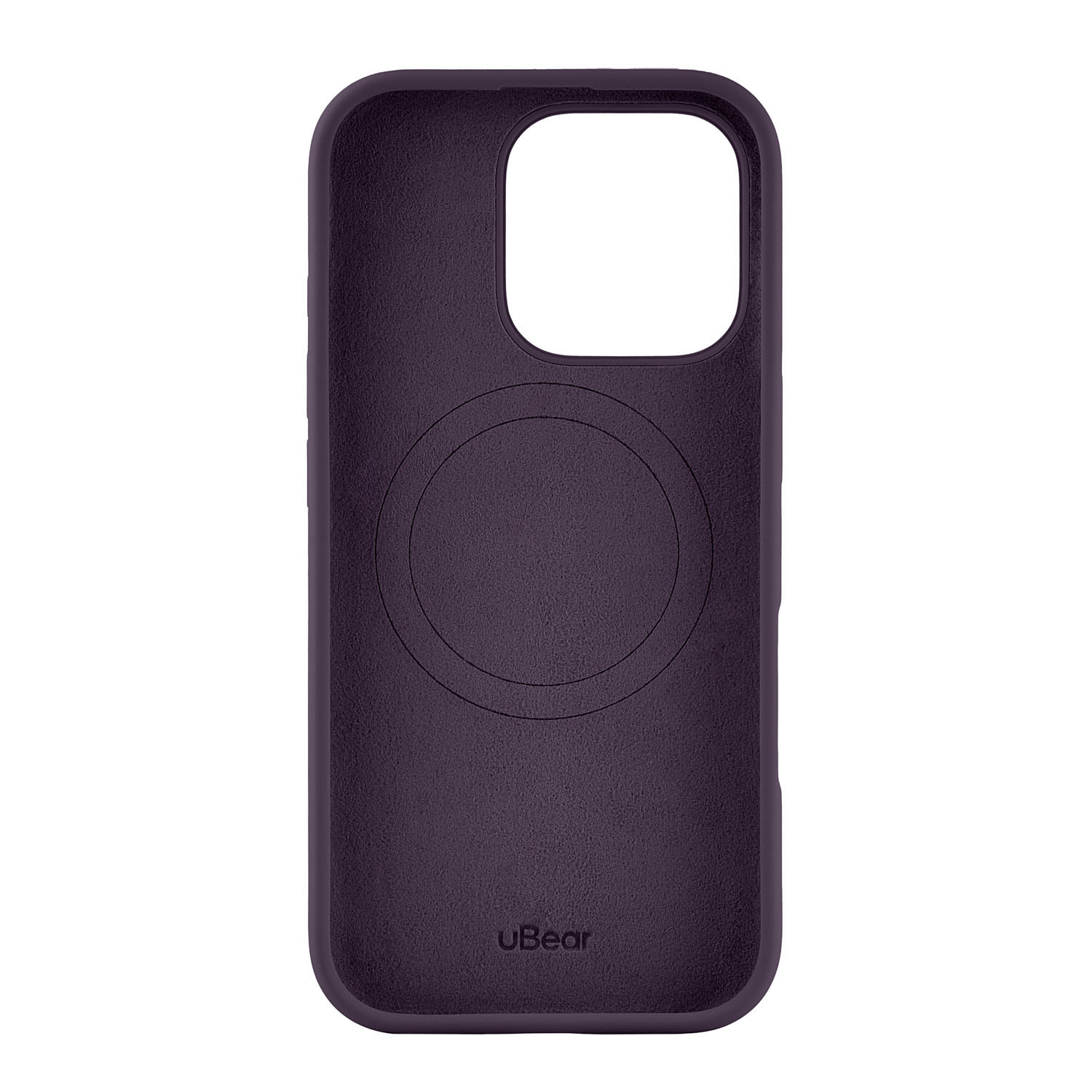 Чехол защитный uBear Touch Mag Case для iPhone 16 Pro, темно-фиолетовый