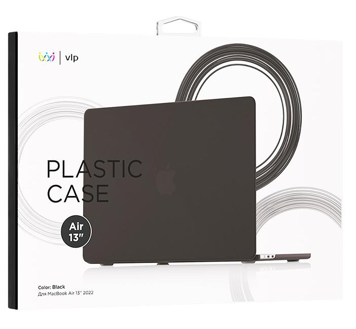 Чехол защитный VLP Plastic Case для MacBook Air 13" 2022, черный