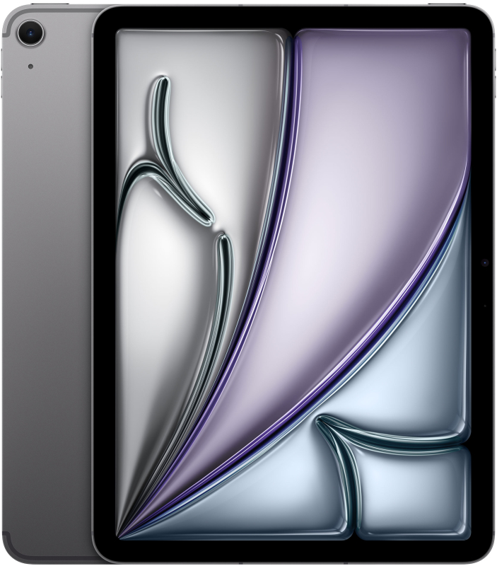 Apple iPad Air M3 (2025) 11” дюймов Wi-Fi + Cellular 128 ГБ, Серый космос Apple iPad Air M3 (2025) 11” дюймов Wi-Fi + Cellular 128 ГБ, Серый космос