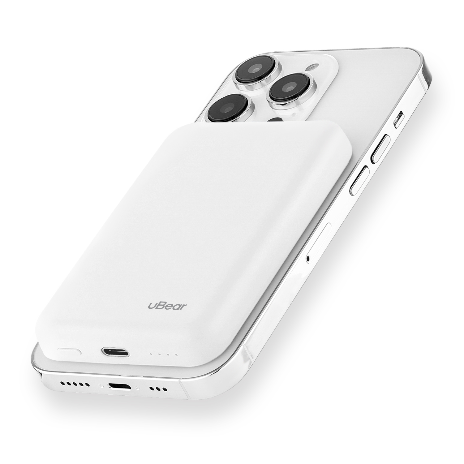 Внешний аккумулятор uBear Flow Magnetic Power bank 5000mAh, белый
