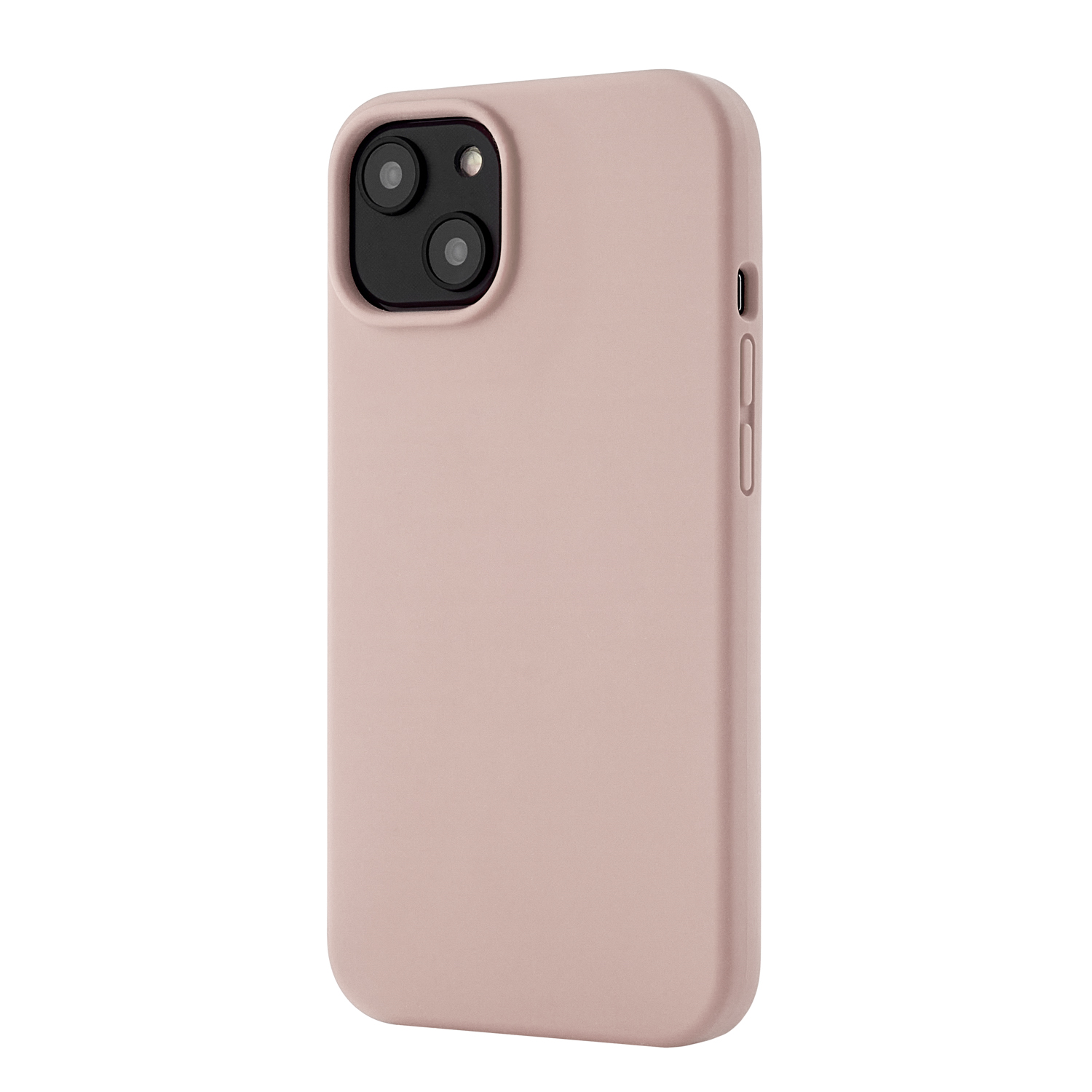 На фото изображено Чехол защитный uBear Touch Mag Case для iPhone 14, розовый