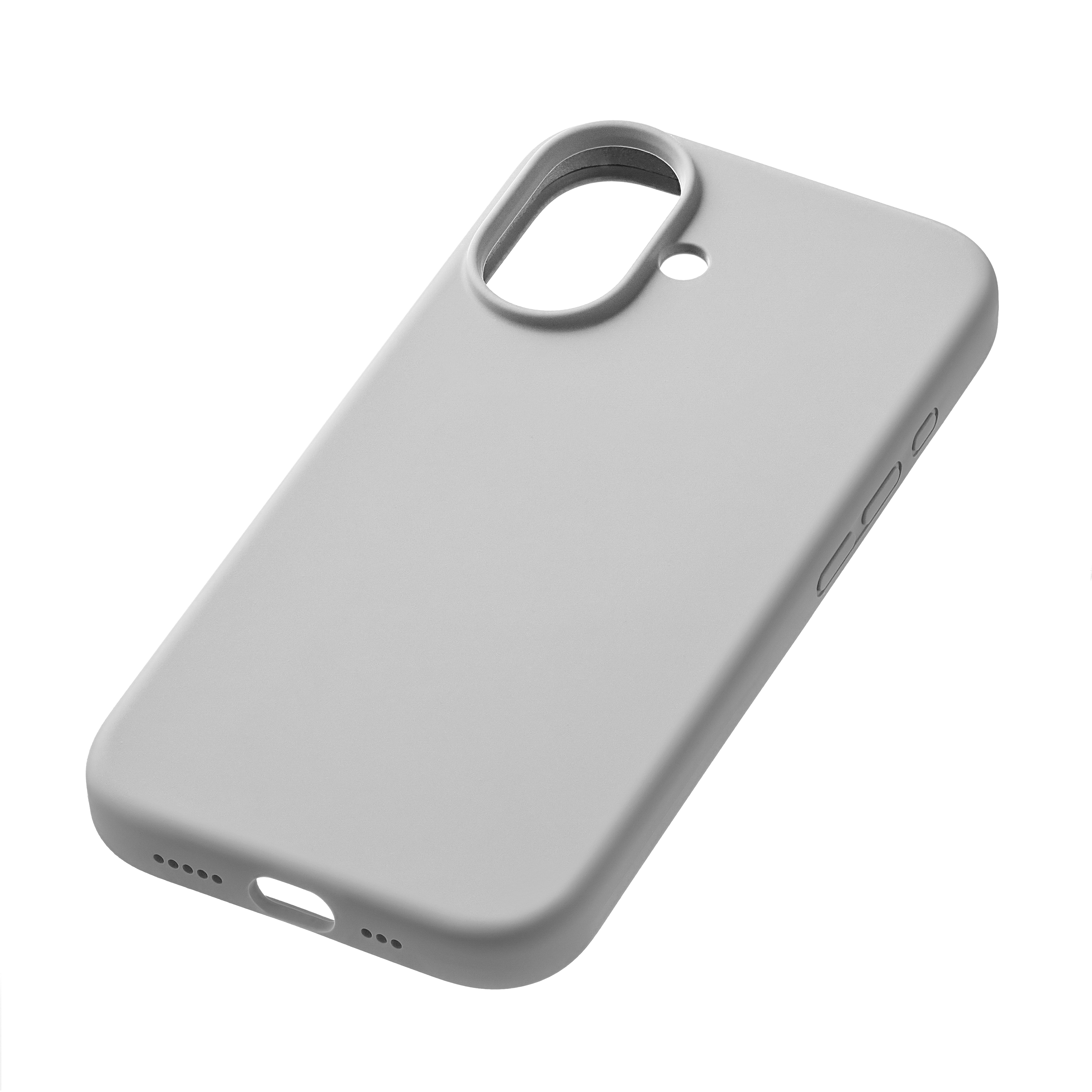 Чехол защитный uBear Touch Mag Case для iPhone 16, светло-серый
