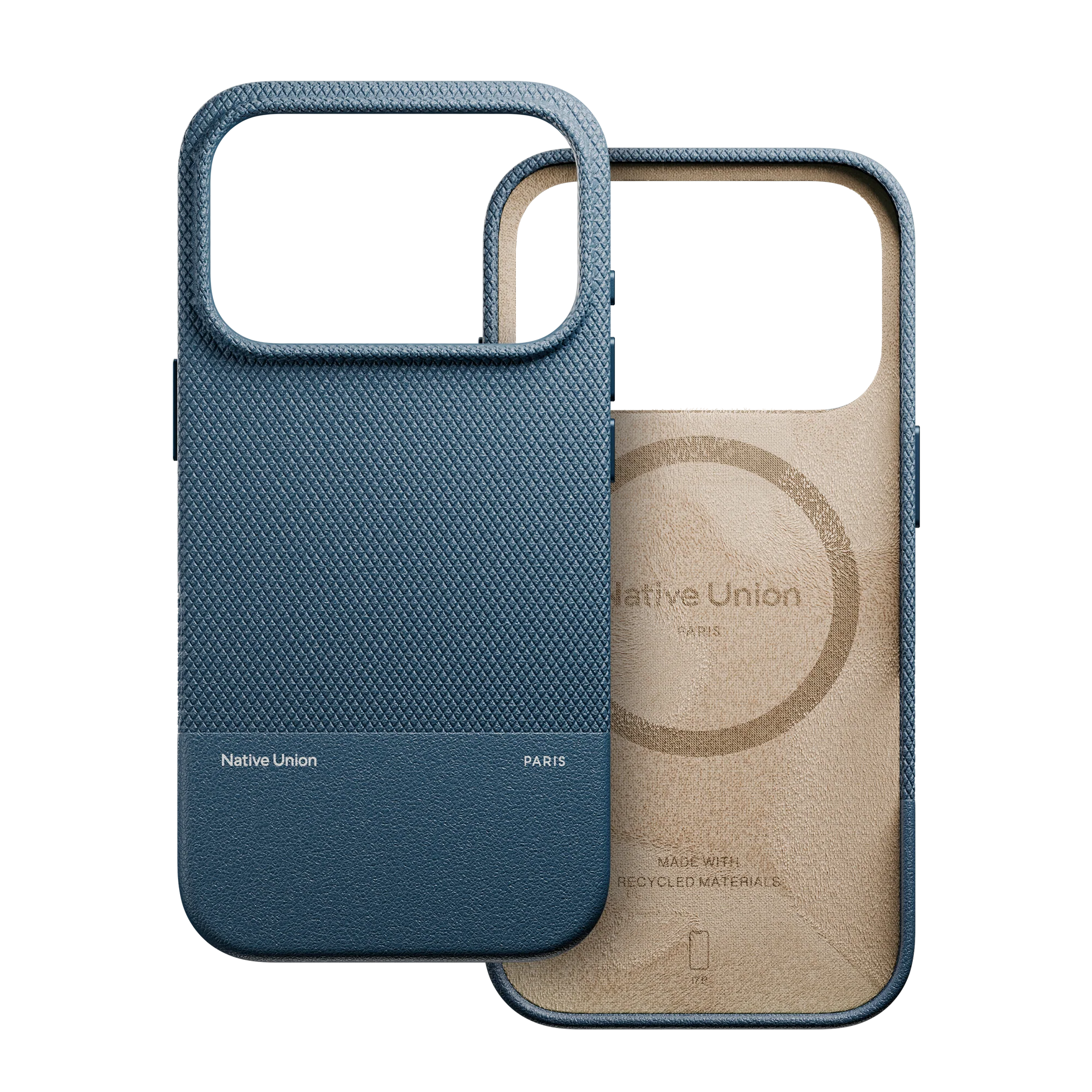 На фото изображено Чехол Native Union Paris (Re)Classic Case для iPhone 17 Pro Max Синий