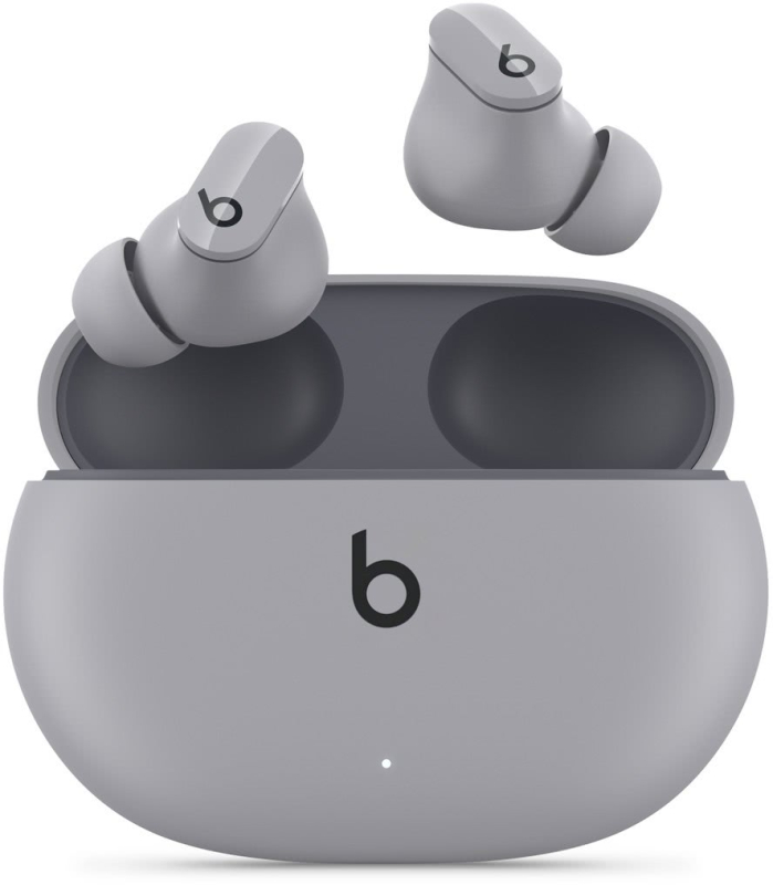 На фото изображено Беспроводные наушники Beats Studio Buds, серый