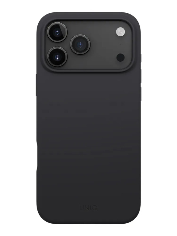 Фото Чехол Uniq Lino MagSafe для iPhone 17 Pro, черный Фото Чехол Uniq Lino MagSafe для iPhone 17 Pro, черный