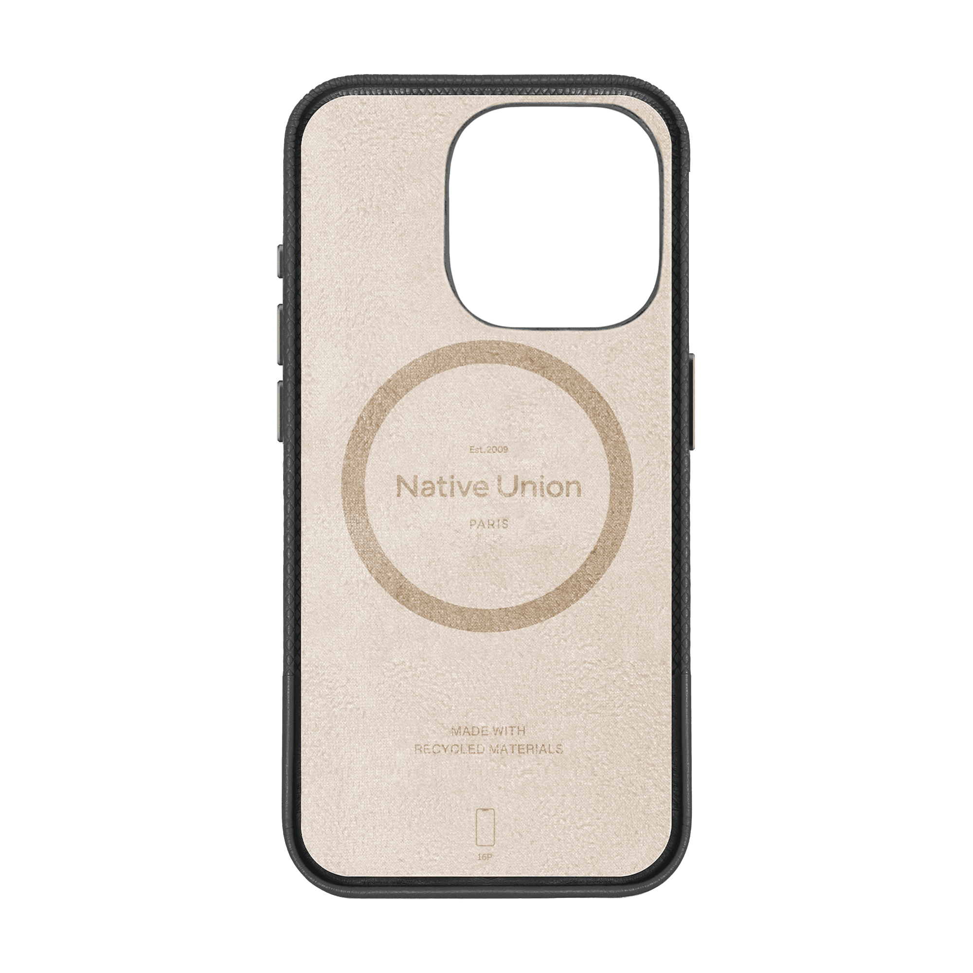 На фото изображено Чехол Native Union (RE)Classic Case MagSafe для iPhone 16 Pro, черный