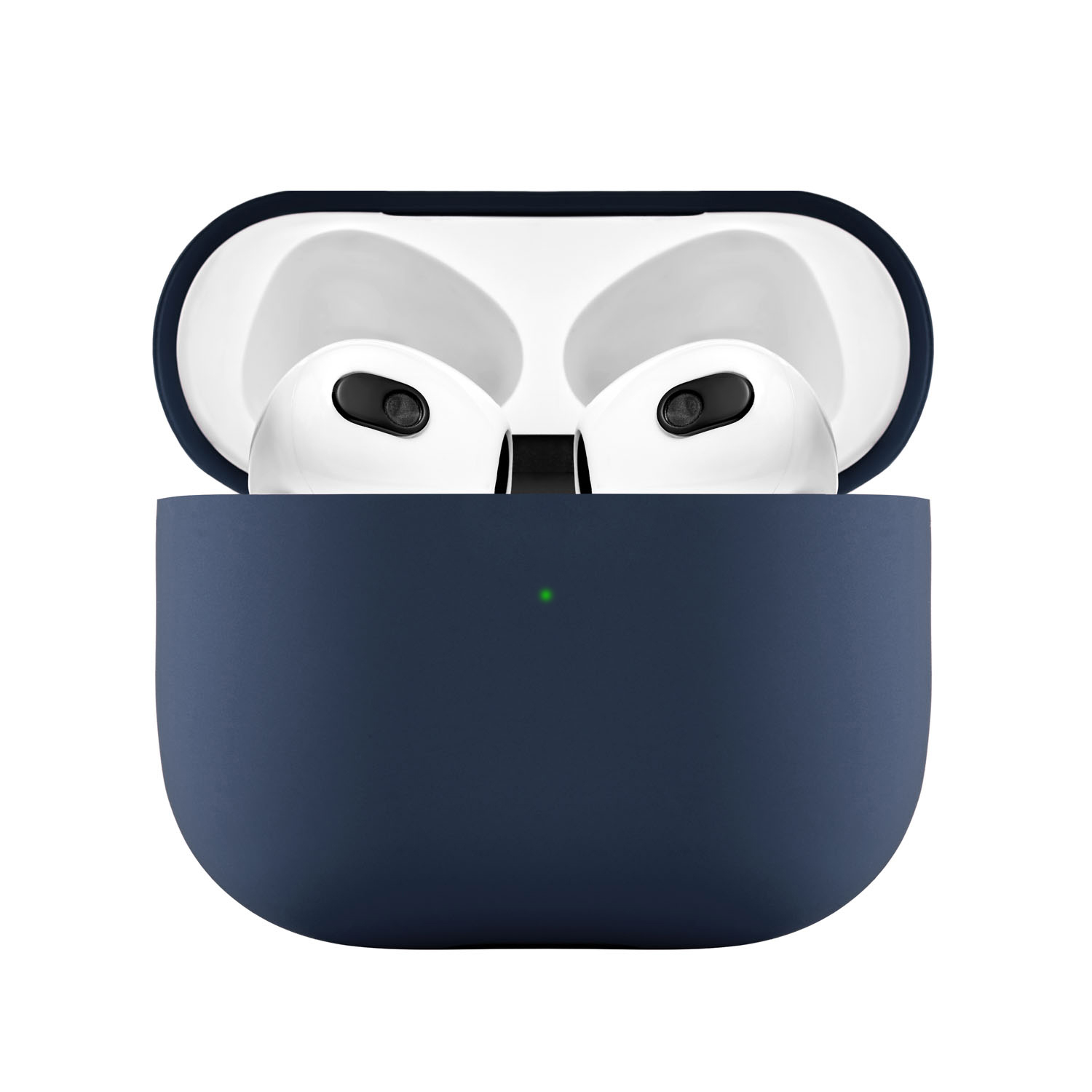 На фото изображено Защитный чехол Touch Pro для Airpods 3, усиленный, синий