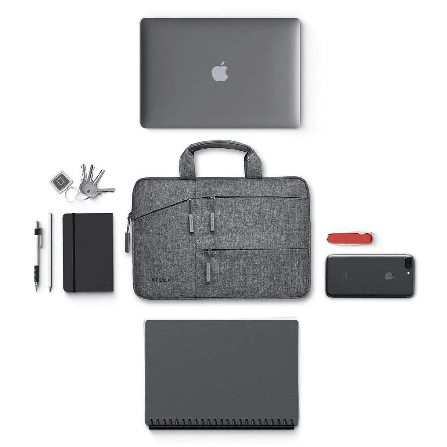 Сумка Satechi Water-Resistant Laptop Carrying Case для ноутбуков 15"/16", серый