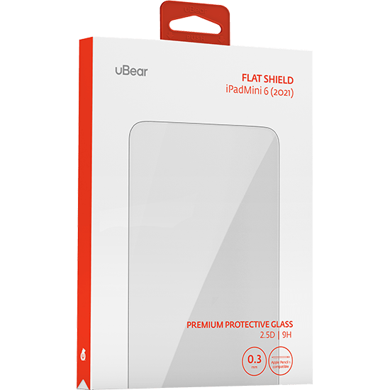 Защитное стекло uBear Flat Shield для iPad Mini 6/7