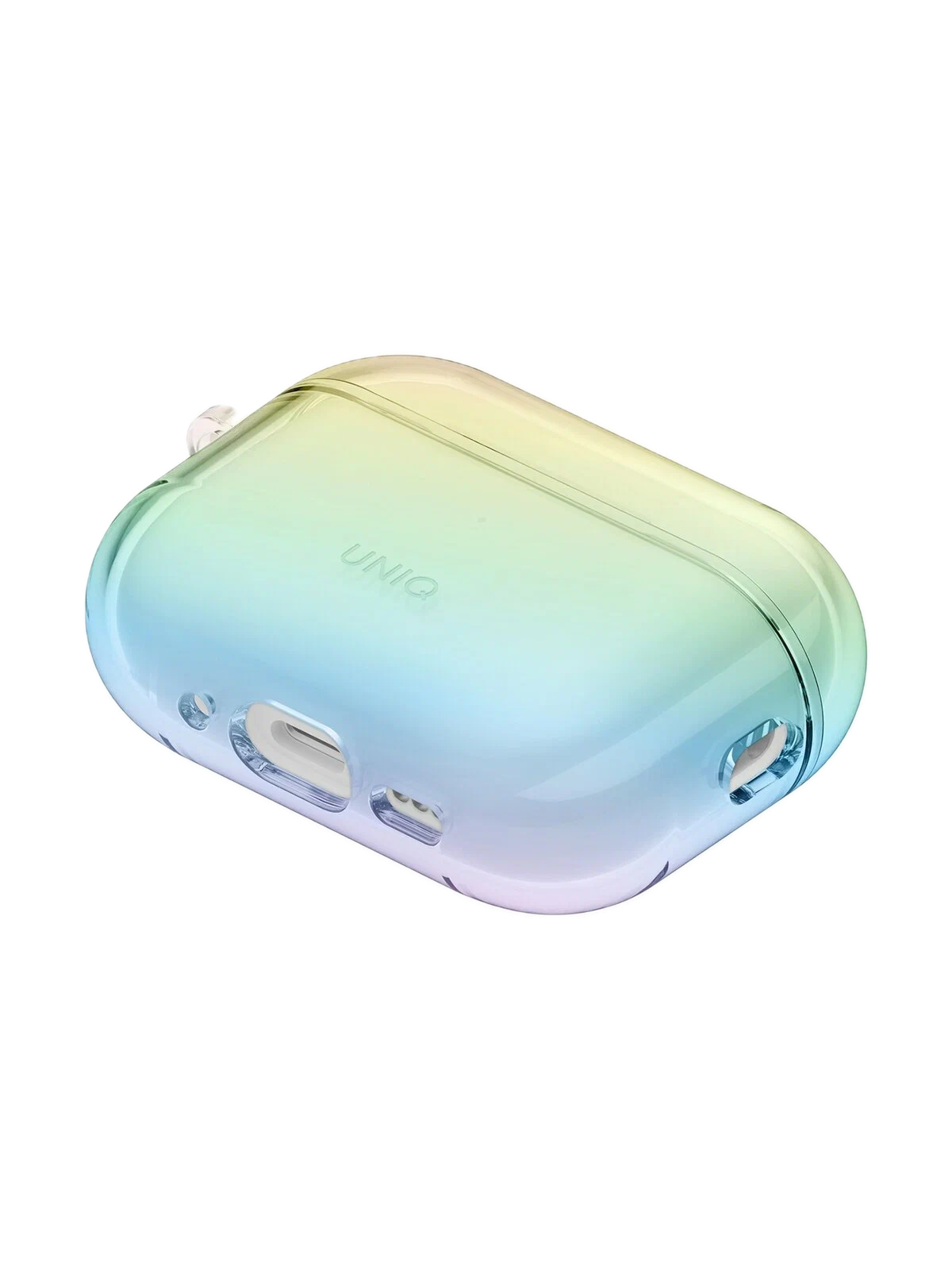 На фото изображено Чехол Uniq Iridescia для AirPods Pro 3, Holo Quartz