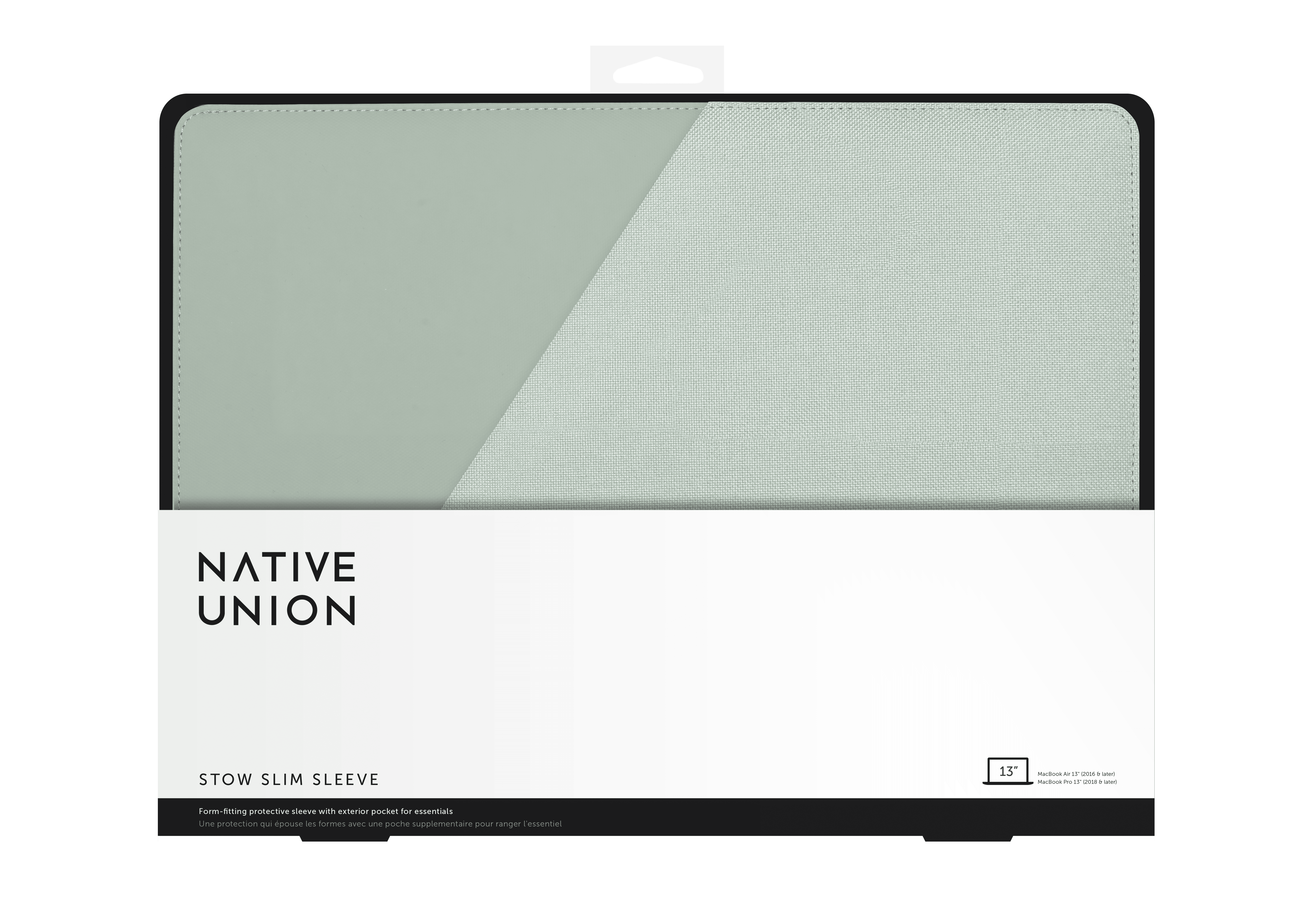 Защитный чехол Native Union Slim Sleeve для Macbook 13", светло-зеленый