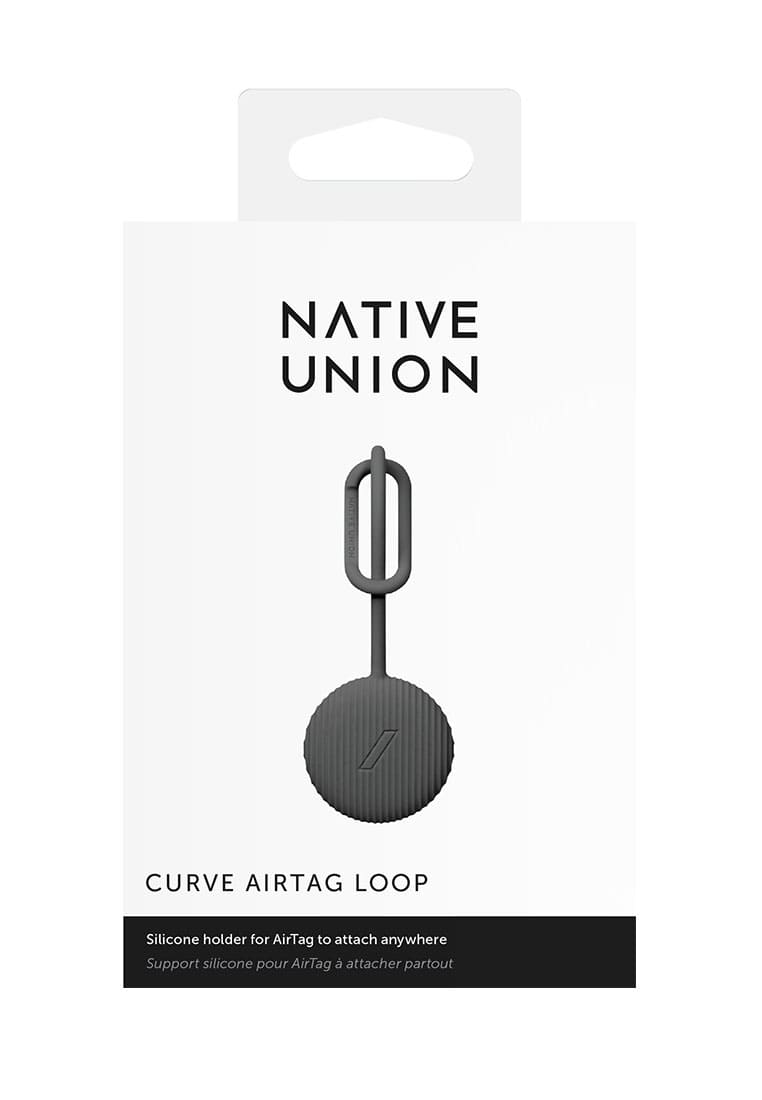 Чехол защитный для AirTag Native Union Curve AirTag Case, черный
