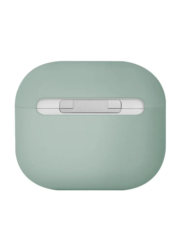 Защитный чехол Uniq Lino Silicone Case для Airpods 4, мятный