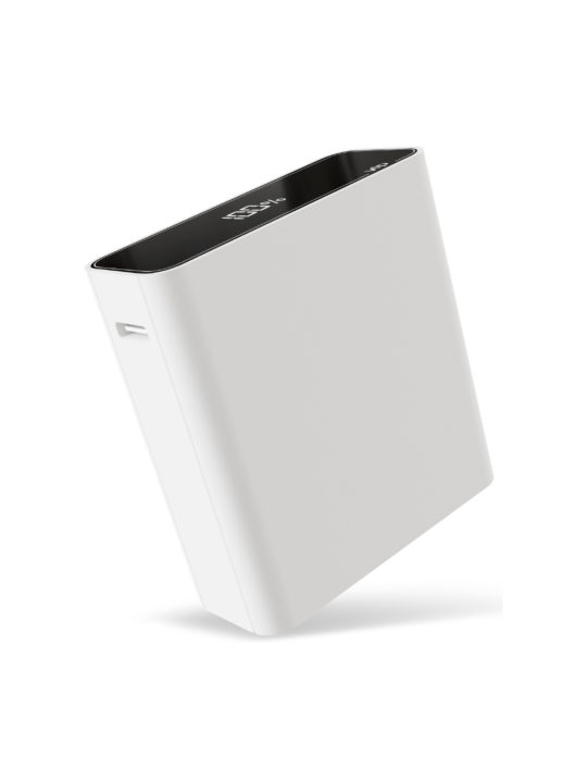 Аккумулятор внешний VLP B-Energy 10000 mAh, USB-C+USB-A, белый
