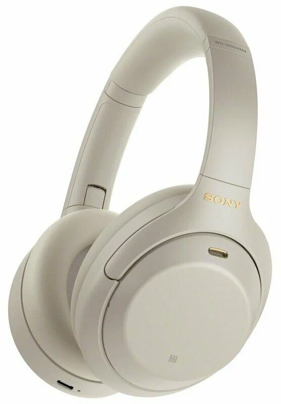 Беспроводные наушники Sony WH-1000XM4, Бежевый Беспроводные наушники Sony WH-1000XM4, Бежевый