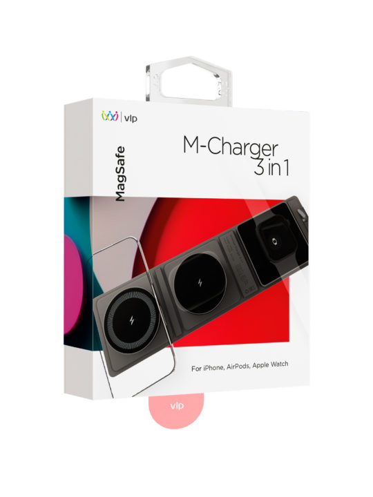 Беспроводное зарядное устройство VLP M-Charger, черный