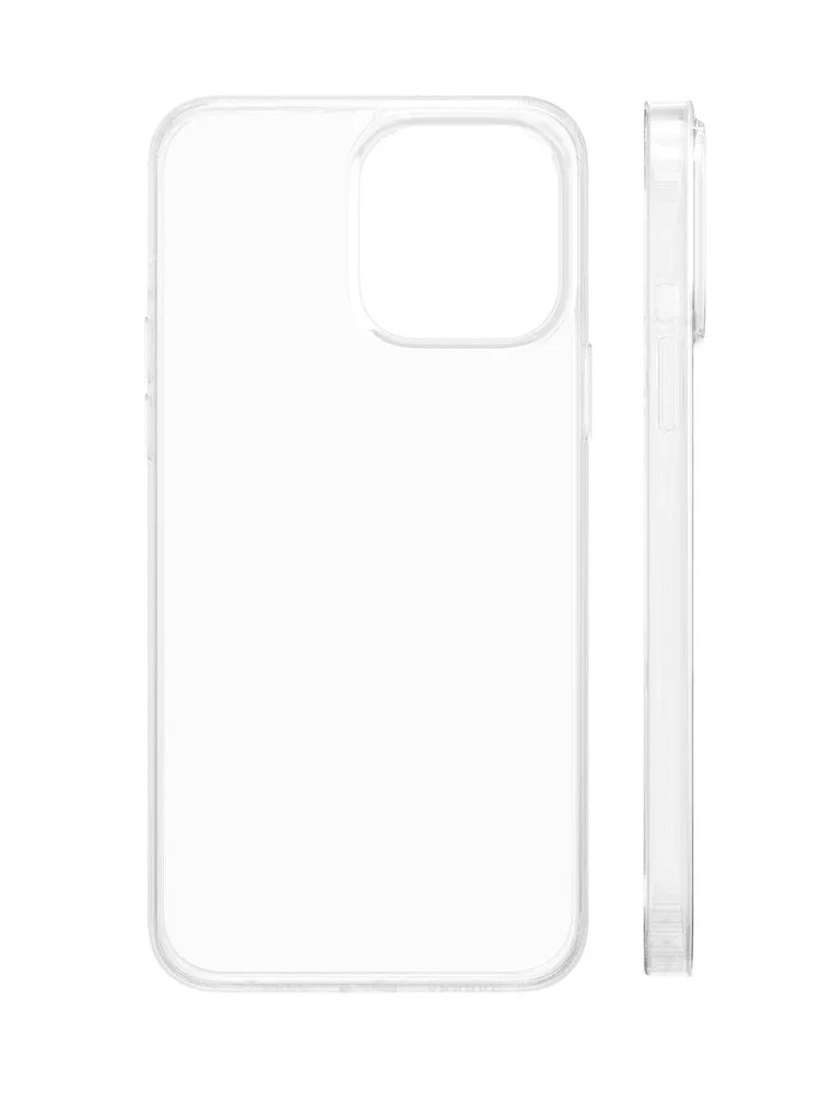 На фото изображено Чехол защитный VLP Crystal case для iPhone 14 Pro Max, прозрачный