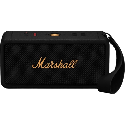 Портативная колонка Marshall Middleton, черный/латунь Портативная колонка Marshall Middleton, черный/латунь
