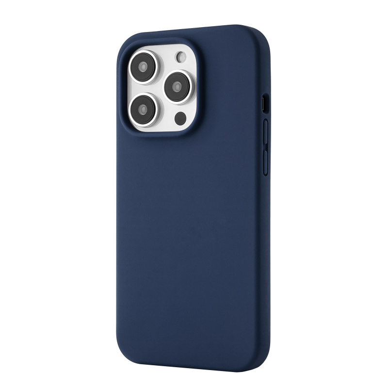Чехол защитный uBear Touch Case для iPhone 14 Pro, тёмно-синий