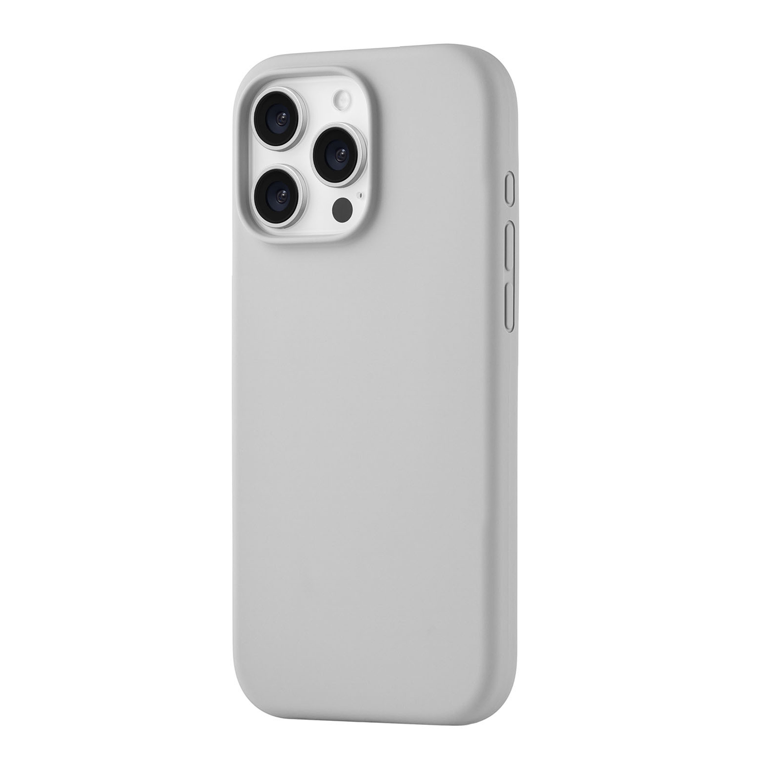 Чехол защитный uBear Touch Mag Case для iPhone 16 Pro Max, cветло-серый