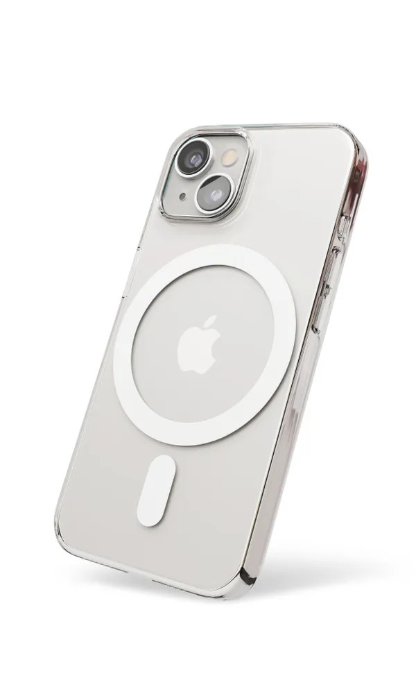 Чехол защитный VLP Crystal case с MagSafe для iPhone 14 Plus, прозрачный