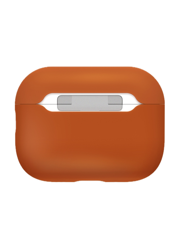 Фото Чехол Uniq LINO для AirPods Pro 3, Sunset Orange На фото изображено Чехол Uniq LINO для AirPods Pro 3, Sunset Orange