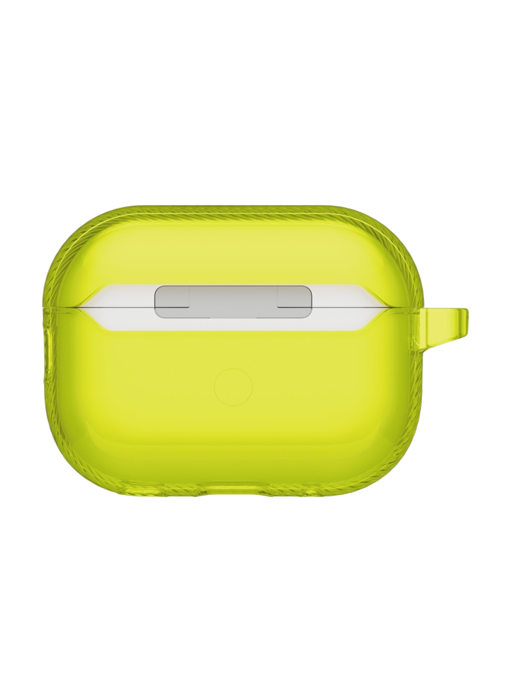 Фото Чехол Uniq Glase PRO TPU для AirPods Pro 3, Light Lime На фото изображено Чехол Uniq Glase PRO TPU для AirPods Pro 3, Light Lime