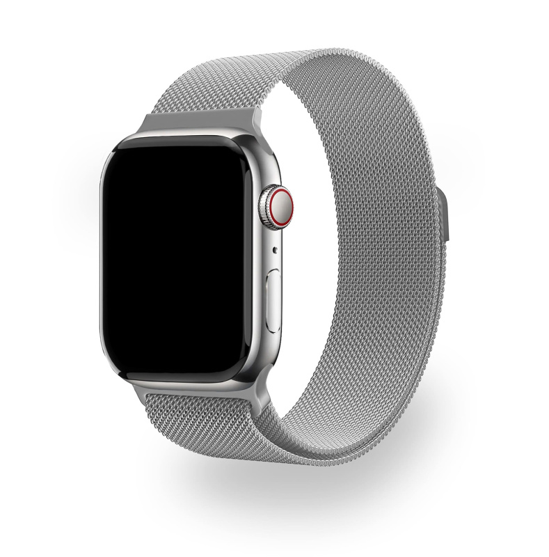Ремешок uBear Spark для Apple Watch M/L (42, 44, 45, 49 мм), серебристый